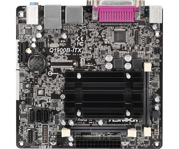 ASRQ1900B-ITX Intel BAY-TRAIL D 1170 DDR3 1333MHz HDMI/VGA Anakart