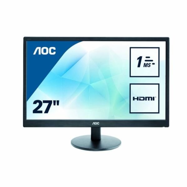 E2770SH 27''1920x1080,1ms,60Hz,2W Hoparlör,VGA-DVI-HDMI Siyah Led Monitör