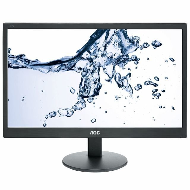 E970SWN 18,5'' 1366x768, 5ms, 60Hz,VGA, Parlak Siyah Led Monitör