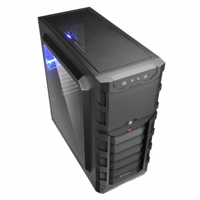 SKILLERSGC1WINDOWB Pencereli Powersız ATX Siyah Kasa