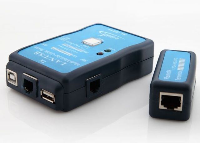 SL-0411 RJ-45/RJ-11 USB Test Cihazı