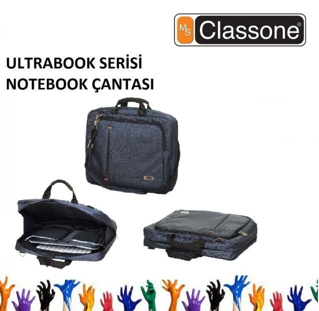 UL161 13-14-15.6 Ultracase Serisi Lacivert Notebook Çantası