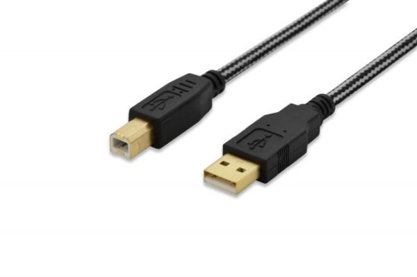 ED-84180 1,8 Metre usb 2,0 Bağlantı Yazıcı Kablosu USB A Erkek - USB B Erkek AWG