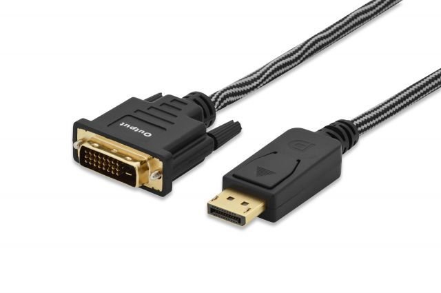 ED-84503 3M M/M, DP-DVI (24+1) W/Interlock, DisplayPort Adaptör Kablo