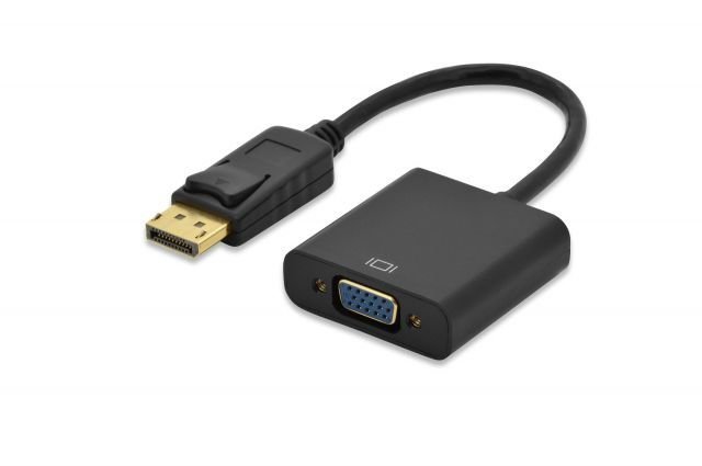 ED-84506 DisplayPort - VGA Adaptör Kablosu, DP Erkek- HD15 Dişi, 0.15 metre