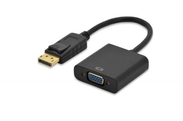 ED-84506 DisplayPort - VGA Adaptör Kablosu, DP Erkek- HD15 Dişi, 0.15 metre