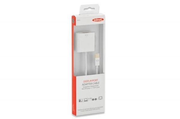 ED-84510 MiniDisplayPort - VGA Adaptör Kablosu, DP Erkek- HD15 Dişi, 0.15 metre,