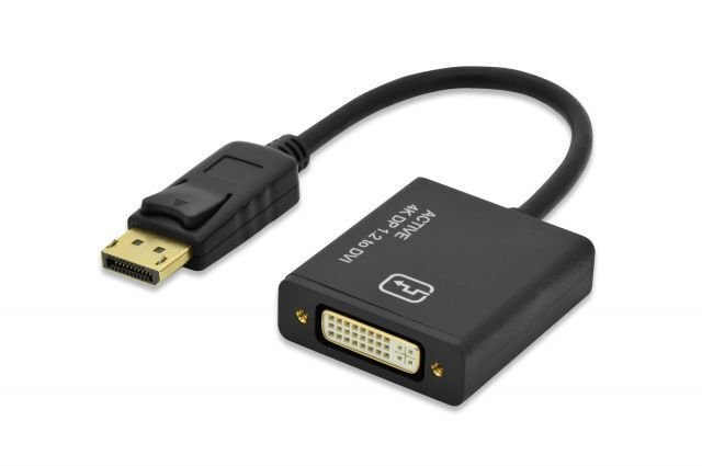 ED-84516 DisplayPort Adaptör Kablosu, DP Erkek - DVI-I (24+5) Dişi, 0.20 metre,
