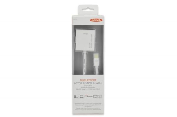 ED-84519 Mini DP - HDMI type A, M/F, 0.2m, 4K, active converter