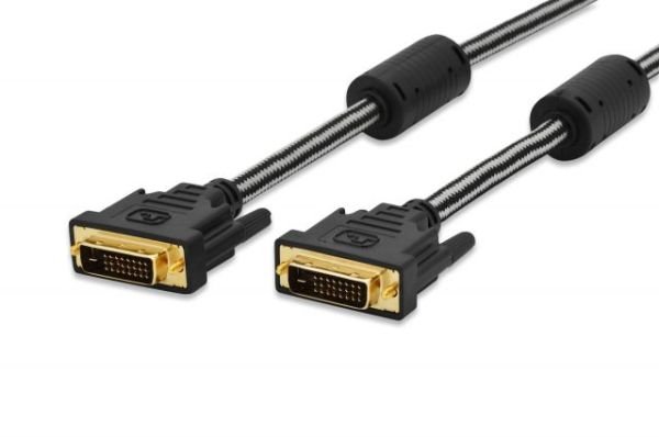 ED-84520 DVI-D(24+1)Erkek-DVI-D(24+1)Erkek 2xferrit DVI Bağlantı Kablosu