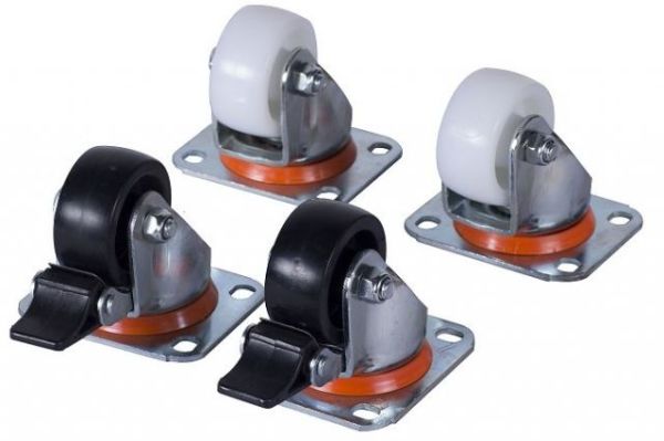 ULS2T 4'lü Tekerlek Takımı (2'si Frenli) Rack Kabinet Aksamı