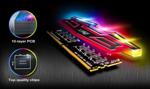 AX4U320038G16-QRS 32GB (8GBX4) 3200MHz DDR4 D40 QUAD RGB LED