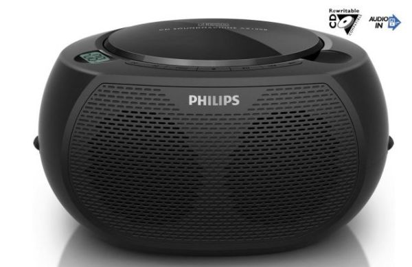 AZ100B 2W Siyah Taşınabilir Radyo ve CD Player