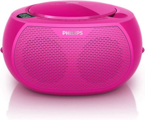 AZ100C 2W Pembe Taşınabilir Radyo ve CD Player