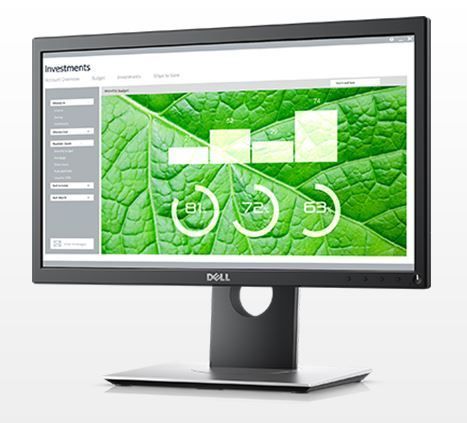 P2017H 19,5''1600x900,6ms,60Hz,HDMI,DP VGA,Siyah Led Monitör