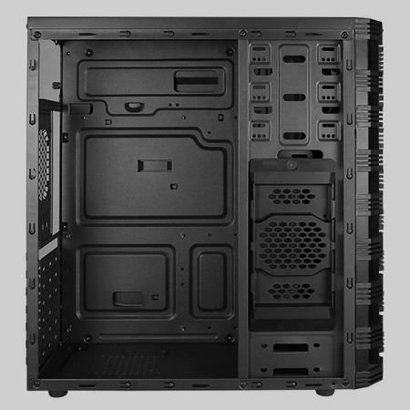 JBST-VKC003B 300W Powerlı Penceresiz Midi Tower Siyah Kasa