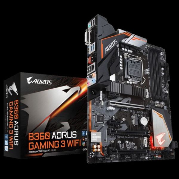 B360-AOR-GAM-3-W Intel B360 1151 DDR4 2666MHz DVI-D/HDMI Gaming Anakart