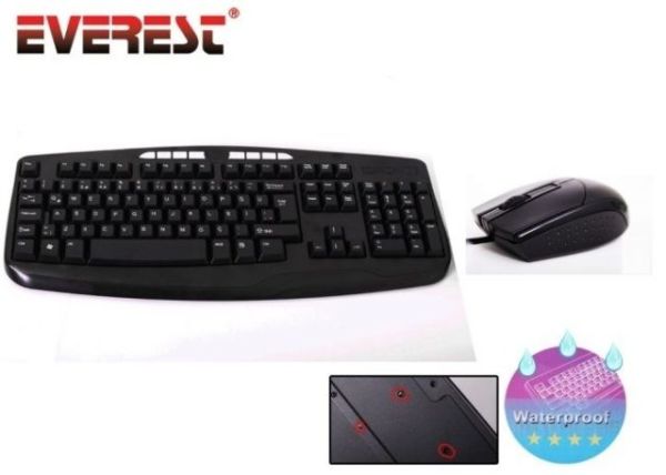 UN-777 Kablolu,USB, Q,TR Multimedya Klavye,Mouse Siyah Set
