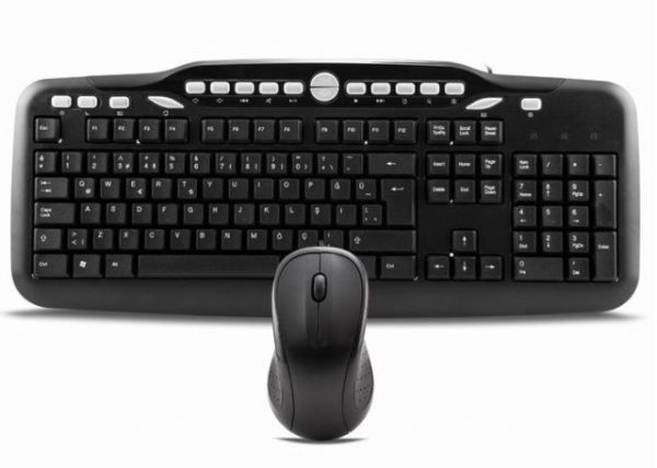 UN-797 Kablolu,USB, Q, TR MM Klavye-Mouse Siyah Set