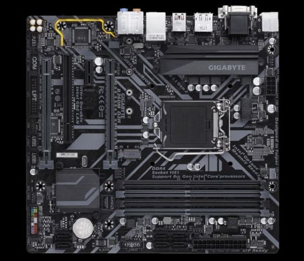B360M-D3H Intel B360 1151 DDR4 2666MHz D-Sub/DVI-D Anakart