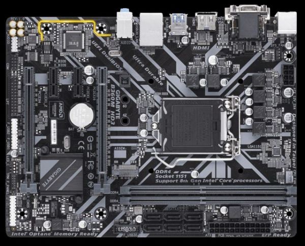 B360M-HD3 Intel B360 1151 DDR4 2666MHz D-Sub/DVI-D/HDMI Anakart