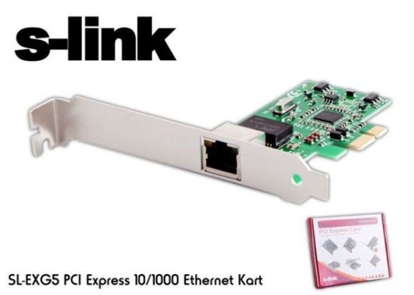 SL-EXG5 PCI Express 10/1000 Ethernet Kart