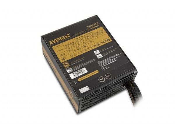 ETX-750-1 750W Kutulu 80+Gold 12cm Fanlı 6XSATA 3XIDE Power Supply