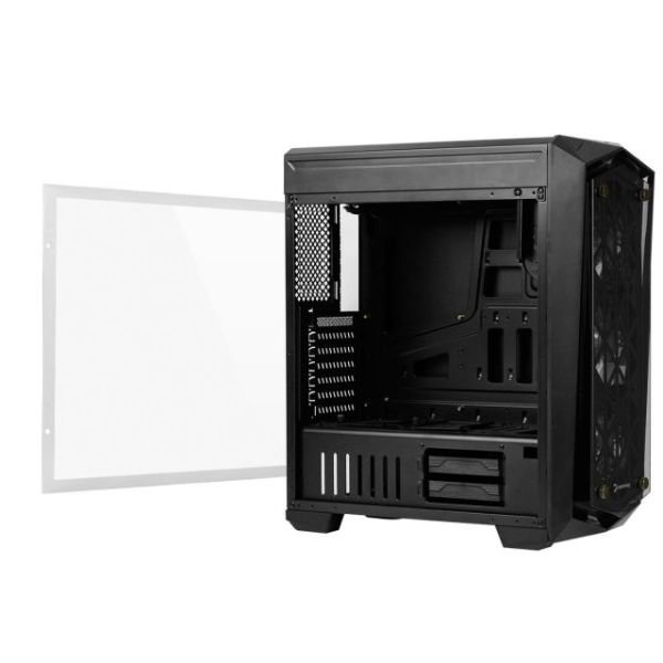 URANOS 3x120mm Mavi Fanlı Tempered Glass Gaming Mid ATX Kasa