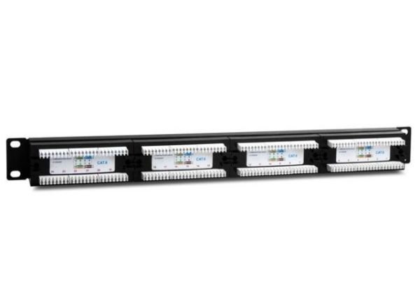 SL-F624 Cat6 19'' 24Port UTP Patch Panel