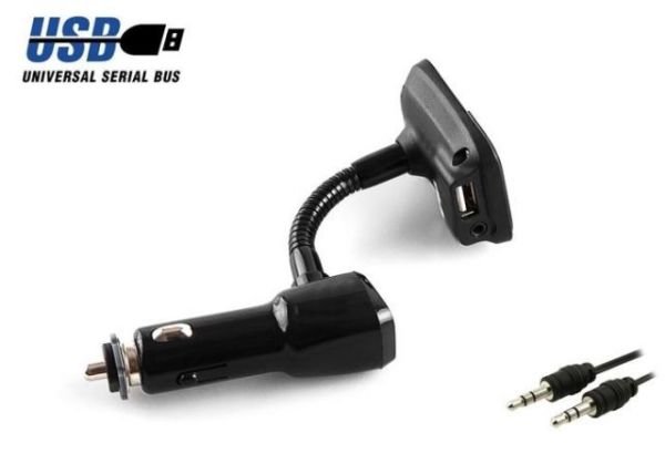 SL-FM65 SD/USB Destekli + 2.1A USB Şarj Portlu FM Transmitter