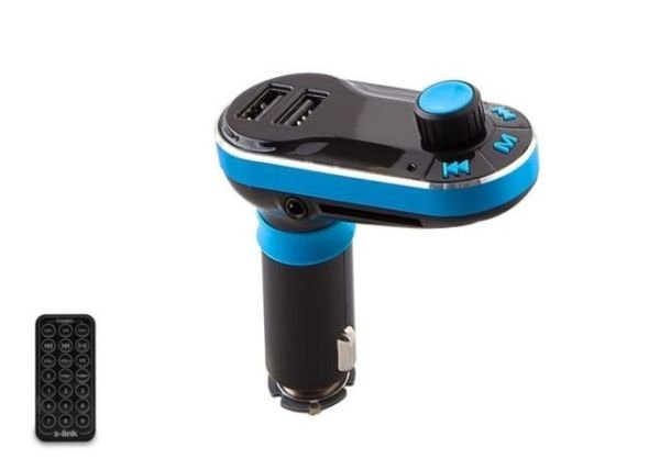 SL-FM66 SD/USB Destekli + 2.1A USB Şarj Portlu FM Transmitter