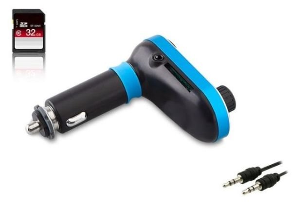 SL-FM66 SD/USB Destekli + 2.1A USB Şarj Portlu FM Transmitter