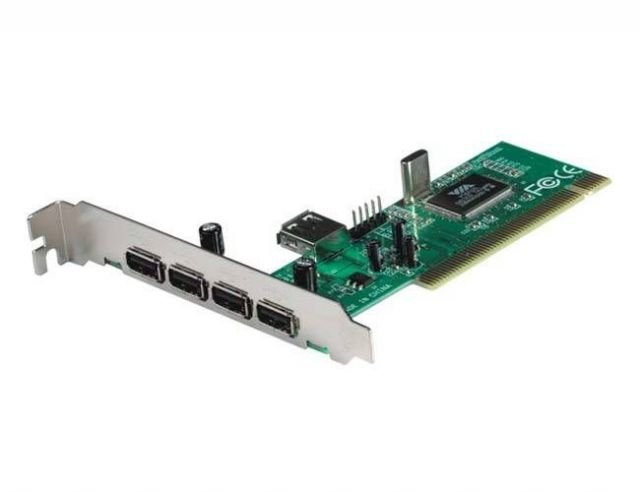 USB2CART-010B USB2.0 4+1 Port Çıkışı Sağlayan PCI Kart
