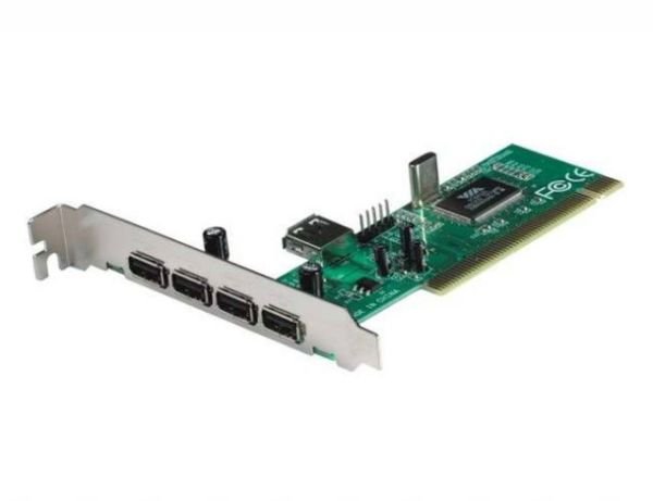 USB2CART-010B USB2.0 4+1 Port Çıkışı Sağlayan PCI Kart