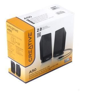 51MF1675AA000 SBS A50 2W Rms 2+0 USB Siyah Hoparlör