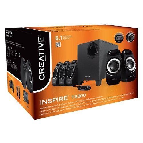 51MF4115AA001 Inspire T6300,57W Rms 5+1 Siyah Hoparlör