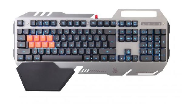 B418QUSBGRI Kablolu,8xInfrared Mekanik Switch'li,Turuncu,Mavi Gaming Klavye