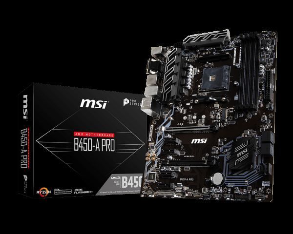 B450-A-PRO B450-A PRO AM4 DDR4 3466MHz VGA/DVI/HDMI Gaming Anakart