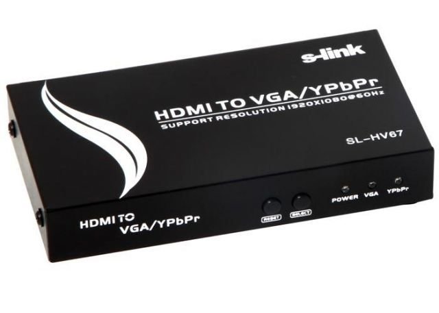 SL-HV67 HDMI To VGA+YPBPR Çevirici