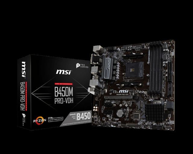 B450M-PRO-VDH B450M PRO-VDH  AM4 DDR4  DVI HDMI  VGA GLAN SATA 6GB/S M2 USB3.1 m