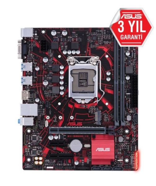 EX-B360M-V5 Intel B360 1151 DDR4 2666MHz  HDMI/VGA M2 USB3.1 Anakart