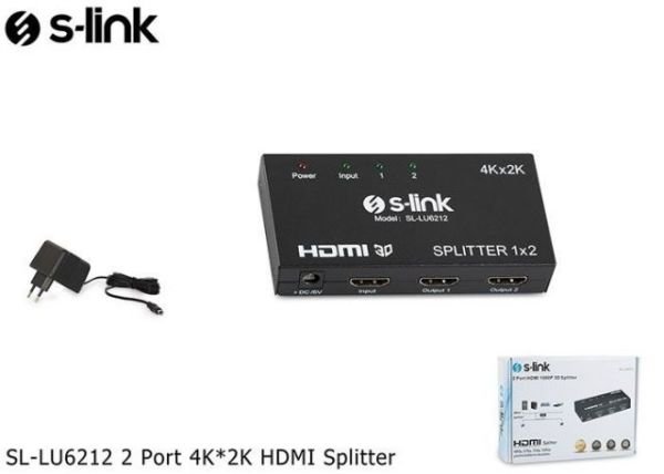 SL-LU6212 SL-LU6212 2 Port 4K*2K HDMI Splitter
