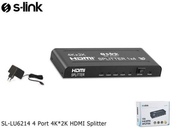 SL-LU6214 SL-LU6214 4 Port 4K*2K HDMI Splitter
