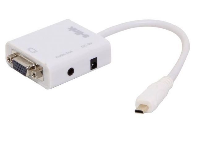 SL-MUV13 Micro USB to VGA + Audio Çevirici