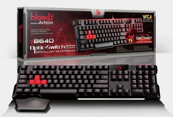B640 Kablolu Infrared Mekanik Switch'li Siyah Gaming Klavye