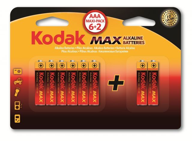 K3A-6-2-30411913 AAA 6+2 Adet Alkalin İnce Pil