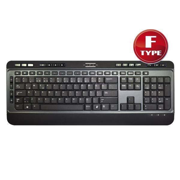F-3900 Kablolu,F,TR,USB,Multimedya Slim Klavye,Siyah