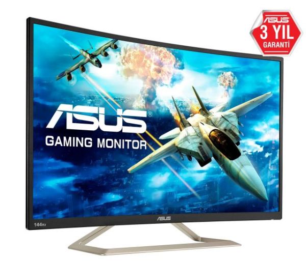 VA326H 31,5'',Gaming,VA,Kavisli,1920x1080,4ms,144hz,D-SUB,HDMI,Dual Link DVI