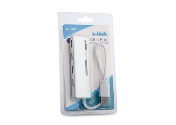 SL-U3047 Usb 3.0 4Port İnce Tasarım Usb Çoklayıcı