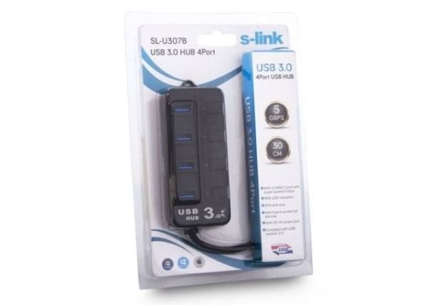 SL-U307B Usb 3.0 4 Port Usb Hup Çoğaltıcı